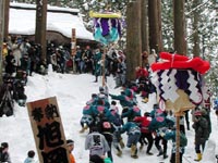 Japan, Akita, Yokote Bonden Festival - The Mosh Pit of the Gods